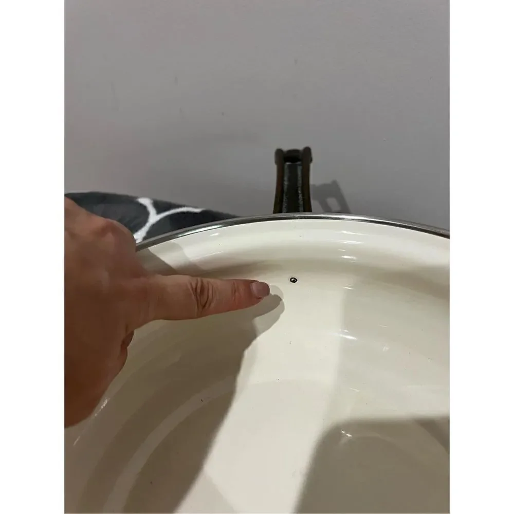 Villeroy & Boch Amapola Enamel Over Metal 2 PC Sauce Pan Pot diameter 7